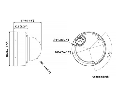 KAMERA WANDALOODPORNA IP DS-2CD2743G2-LIZS2U(2.8-12MM)/PL Smart Hybrid Light AcuSense - 4 Mpx Hikvision