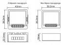 Moduł OXT z sensorem do silnika bramy garażu ZigBee TUYA T250G