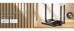 PUNKT DOSTĘPOWY 4G LTE + ROUTER LT500D 2.4 GHz, 5 GHz, 300 Mb/s + 867 Mb/s CUDY