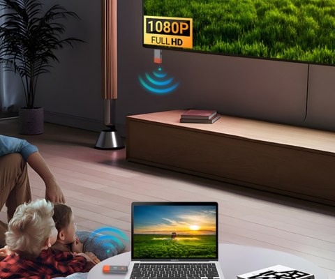 BEZPRZEWODOWY EXTENDER HDMI-EX-50/WL 5.8 GHz Delta Multimedia