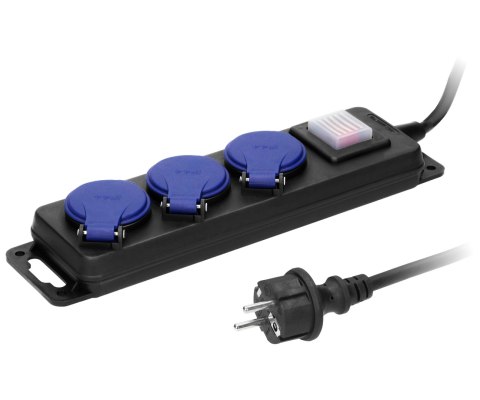 LISTWA ZASILAJĄCA WARSZTATOWA OR-AE-13192/5M (3 GNIAZDA) 5.0 m ORNO