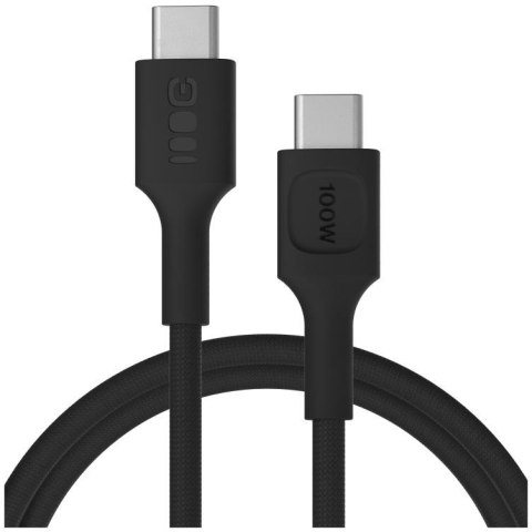 KABEL USB-C / USB-C Greencell PowerStream 120cm PD 100W czarny w oplocie