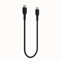 KABEL USB-C / USB-C Greencell PowerFlex 200cm PD 100W czarny silikonowy