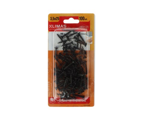 WKRĘTY DO PŁYT KARTONOWO-GIPSOWYCH BGD-35025*P100 KLIMAS