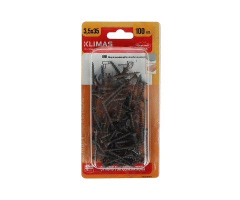 WKRĘTY DO PŁYT KARTONOWO-GIPSOWYCH BGD-35035*P100 KLIMAS