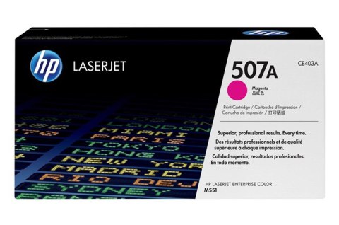 Toner Magenta HP LaserJet Enterprise 500 Color M551, Pro M570 (507A CE403A)