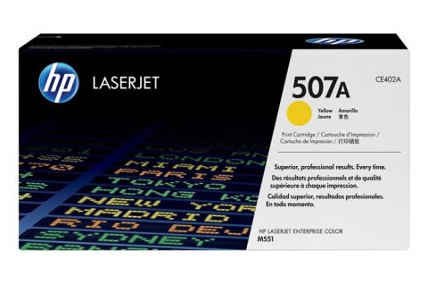 Toner Yellow HP LaserJet Enterprise 500 Color M551, Pro M570 (507A CE402A)