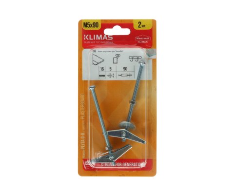 KOTWY SPRĘŻYNOWE BM-05090*P2 TYPU PARASOLKA WKRĘT-MET KLIMAS