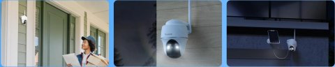 Kamera IP Reolink Argus Series B430 z panelem solarnym (biała)