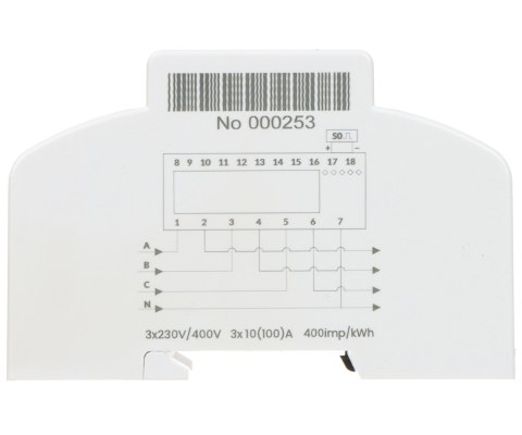 LICZNIK ENERGII ELEKTRYCZNEJ EM-10 TRÓJFAZOWY, ANALOGOWY