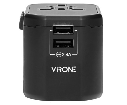 UNIWERSALNA PRZEJŚCIÓWKA SIECIOWA Z ZASILACZEM USB TA-6 Virone