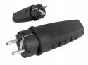 Wtyczka gumowa przenośna 250V, 16A, IP LUX PAWBOL D.3158L