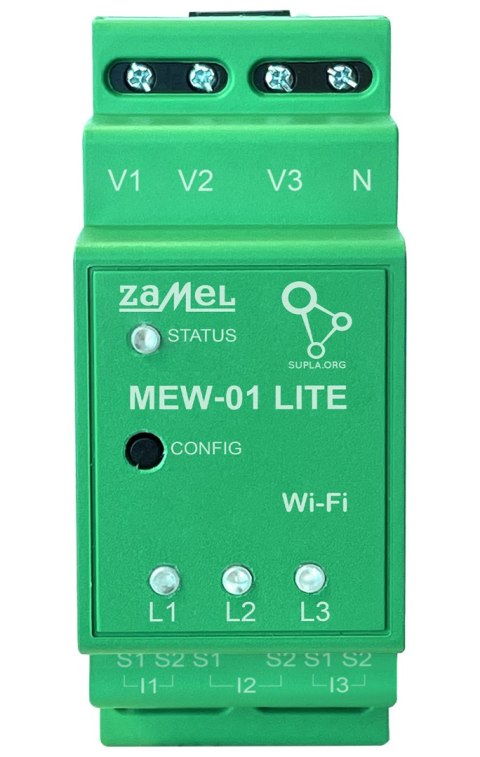 MONITOR ENERGII ELEKTRYCZNEJ MEW-01/LITE SUPLA TRÓJFAZOWY ZAMEL
