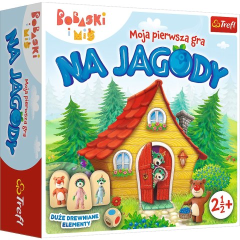 Moja pierwsza gra Na Jagody Bobaski i Miś Trefl 02063