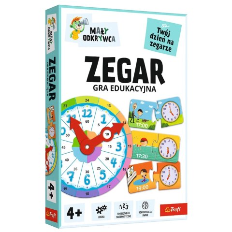 Gra dla dzieci Zegar Mały Odkrywca Trefl 02809