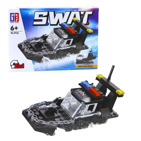 Klocki Konstrukcyjne Pojazdy Środki Transportu SWAT 2w1 92-117 el.