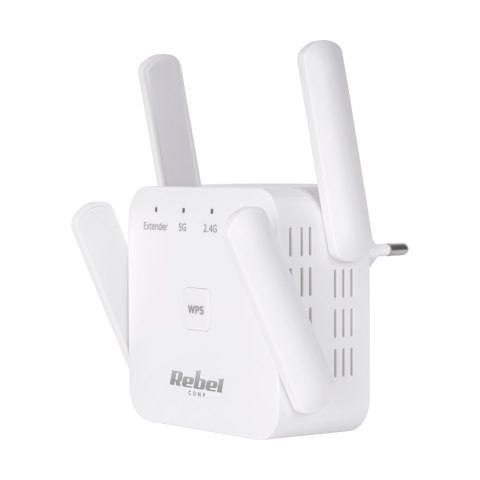 Repeater - wzmacniacz sieci bezprzewodowej 2.4+5 GHz Rebel
