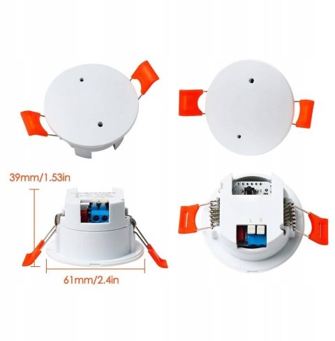 OXT Czujnik radar obecności jasności 230V WiFi TUYA T150