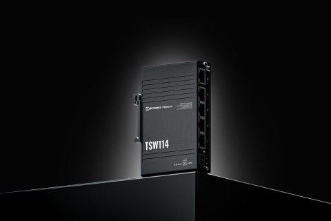 Teltonika TSW114 switch przemysłowy 5xGE (TSW114000000) DIN