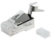 WTYK SIECIOWY KONEKTOR SOLARIX RJ45 CAT.6A STP EKRANOWANY KRJS45/6ASLD 1szt