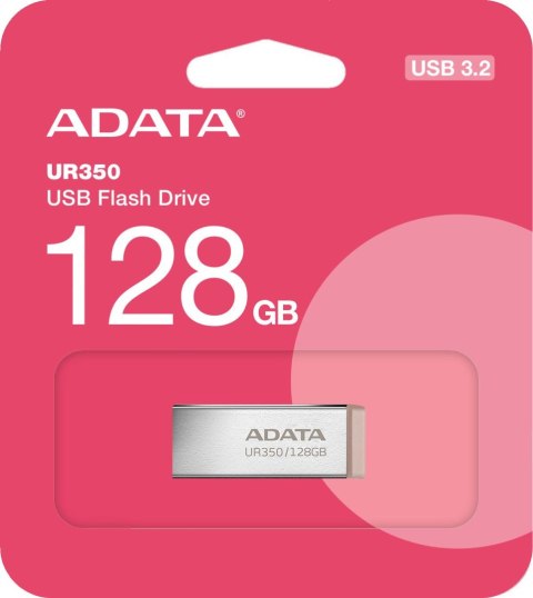 Adata Pendrive UR350 128GB USB3.2 Gen1 Metal brązowy