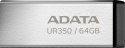 Adata Pendrive UR350 64GB USB3.2 Gen1 Metal czarny