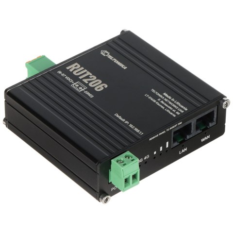 ROUTER 4G LTE RUT206 2.4 GHz 300 Mb/s Teltonika