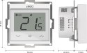ENGO Controls E55-W - Internetowy, podtynkowy regulator do 55x55, Wi-F