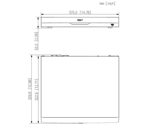 REJESTRATOR IP NVR5208-8P-EI2 8 KANAŁÓW, 8 PoE WizSense DAHUA