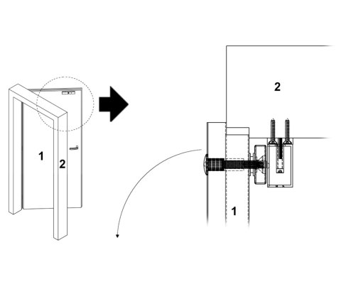 ZWORA ELEKTROMAGNETYCZNA ASF180A-V1 DAHUA