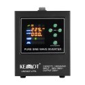Zasilacz awaryjny KEMOT PROsinus-1500/24-LFP4 przetwornica z czystym przebiegiem sinusoidalnym i funkcją ładowania 24V 230V 1500