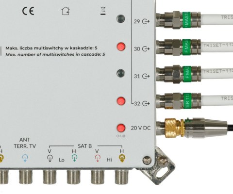 MULTISWITCH PRZELOTOWY MS-916 9 WEJŚĆ / 16 WYJŚĆ SIGNAL PRO