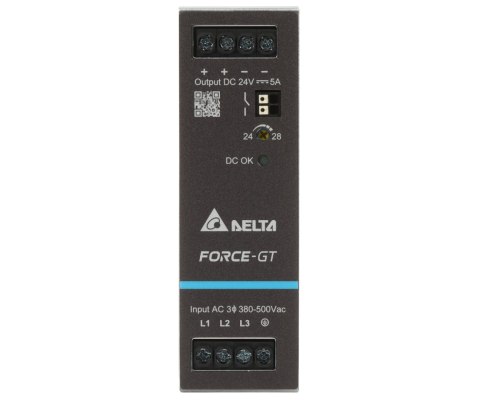 ZASILACZ IMPULSOWY DRF-24V120W3GBA FORCE-GT (3 FAZY) Delta Electronics
