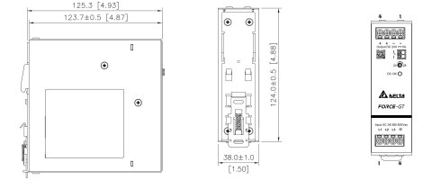 ZASILACZ IMPULSOWY DRF-24V120W3GBA FORCE-GT (3 FAZY) Delta Electronics