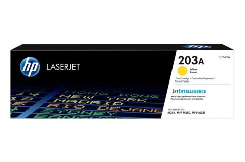 Toner Yellow HP Color LaserJet M254, MFP M280, MFP M281 (203A CF542A)