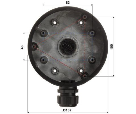 UCHWYT KAMERY STG-1280ZJ-DM21(BLACK) STG