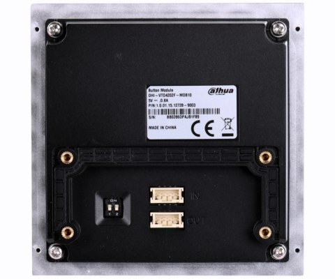 MODUŁ KLAWIATURY VTO4202F-MDB10 DO MODUŁÓW VTO4202F-P, VTO4201F-P, VTO4201F-P1 DAHUA
