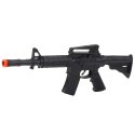 Karabin Zabawkowy Mechaniczny Dźwięk Strzałów Czarny 32cm