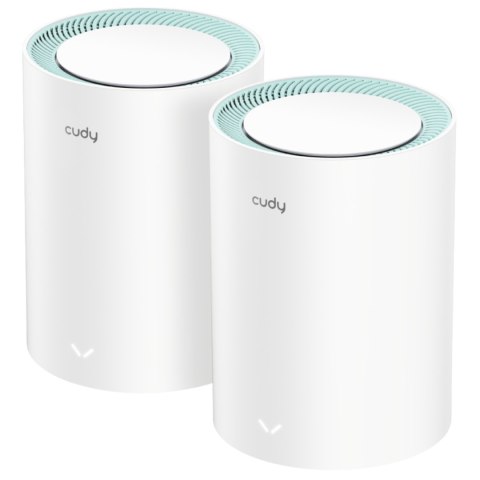 DOMOWY SYSTEM WI-FI MESH M1300(2-PACK) 2.4 GHz, 5 GHz, 300 Mb/s + 867 Mb/s CUDY