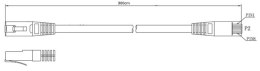 PATCHCORD KAT5E UTP 3M ŻÓŁTY