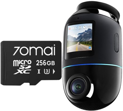 Wideorejestrator 70mai X800 Omni 4K/GPS/WiFi czarny + karta SD 70mai 256GB