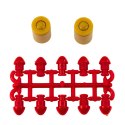 Mini Pistolet Broń Na Naboje I Łuski Czarno-Brązowy 13,5 cm