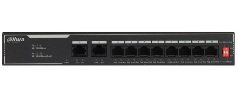 SWITCH POE SF1010LP 8-PORTOWY DAHUA