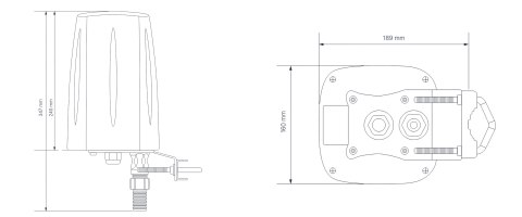 ANTENA PR1ICA70 COMBO Wi-Fi 5G GNSS Teltonika