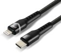 KABEL USB-C / Lightning Apple iPhone LED RGB everActive CBB-1CIR 100cm PD 27W
