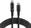 KABEL USB-C / USB-C LCD everActive CBB-3PDL 300cm 20V 2,25A 45W