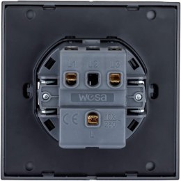 Łącznik pojedynczy szary WESA - CC TR 01