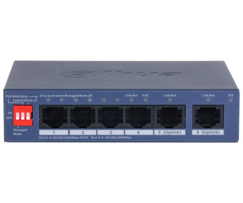 SWITCH POE CS4006-4GT-36 4-PORTOWY DAHUA