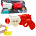 Pistolet Broń Na Miękkie Kulki Piankowe XGUN Czerwony 6 szt.