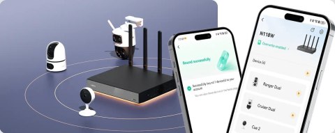 Rejestrator IP Imou  NVR-N118W-8A0E-P 18- kanałowy